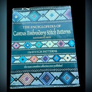 The Encyclopedia of‎ Canvas Embroidery Stitch Patterns Katherine Ireys hardcover